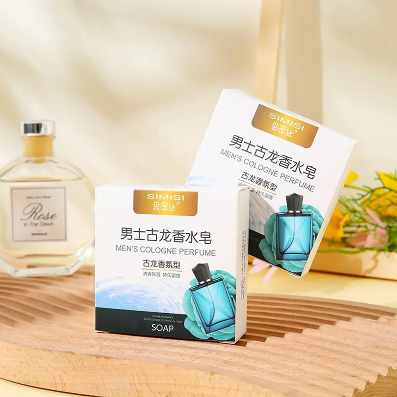 [KÈM TÚI LƯỚI] Xà Phòng Cho Nam SIMISI Hương Nước Hoa, Kiểm Soát Mồ Hôi, Làm Sạch Và Chăm Sóc Da Hàng Nội Địa Trung 6