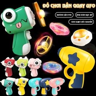 [ HÀNG XỊN ] Đồ Chơi Bắn Chong Chóng, Đĩa Bay - Con Quay Phát Sáng Nhiều Màu Sắc Cho Bé Tăng Khả Năng Vận Động Vui Chơi 89033