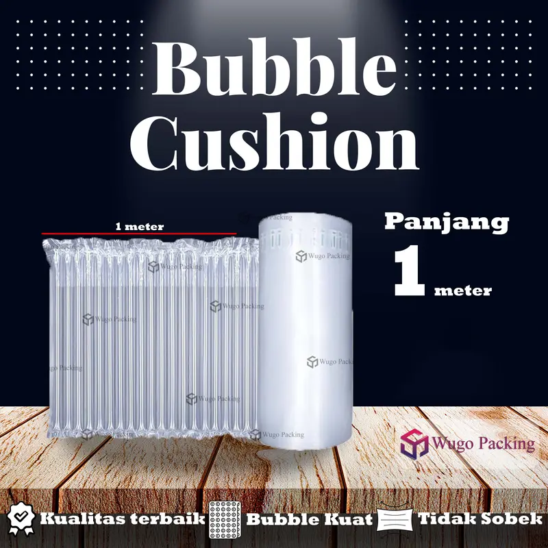 Bubble Wrap Inflatable Roll Air Bag Cushion Packing (meteran) 0
