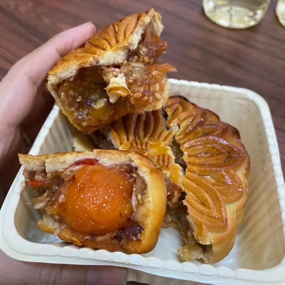 Bánh trung thu gà quay 2 trứng 200g Tân Dân Lợi Cake