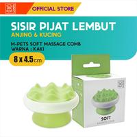 Gambar M-Pets Soft Massage Comb -  Coarse Teeth / Sisir Pijat Anjing Kucing dari M-Pets Volk Pets Indonesia Kota Tangerang 4 Tokopedia