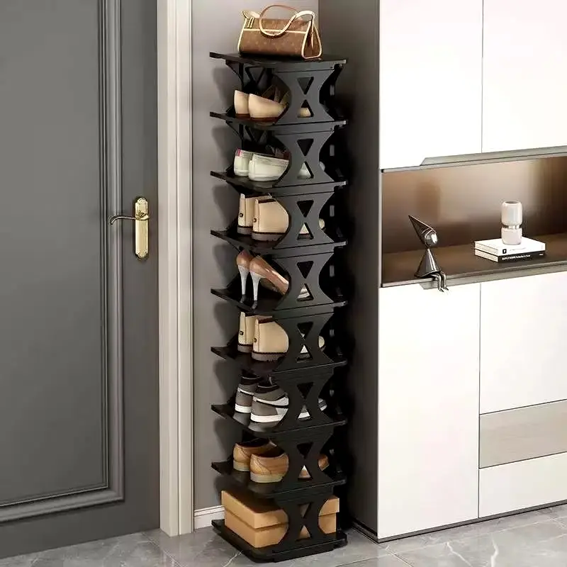 BTF Multi-tier Shoe Rack Simple Storage Rack For Dormitory Bedroom Shoe Storage Organizer Shelf Plastic Star