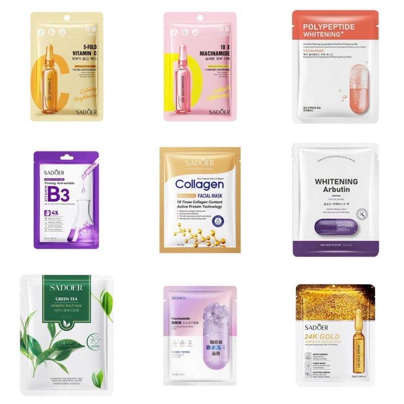 Combo 50 Mặt Nạ Dưỡng Da Cấp Ẩm Dưỡng Trắng Cho Mọi Loại Da Skincare Cosmetics  Women Nữ