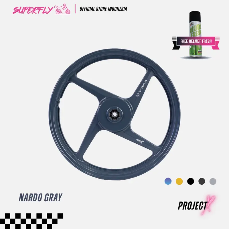 Velg Honda Beat/Honda Genio/Scoopy Fi Superfly Project X 1