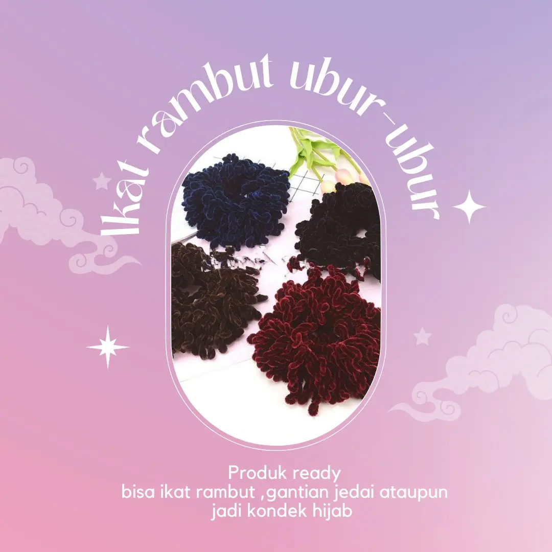 ikat rambut ubur-ubur / Cepol hijab