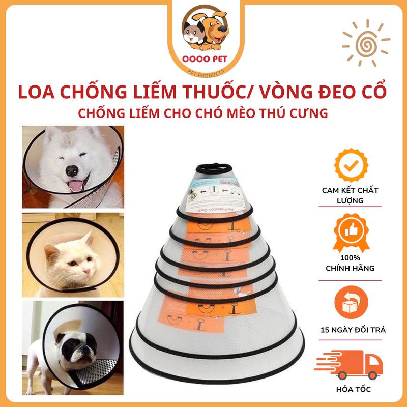 Loa Đeo Cố Chống Ăn Thuốc Vòng Đeo Cổ Chống Ăn Cho Chó Mèo Thú Cưng