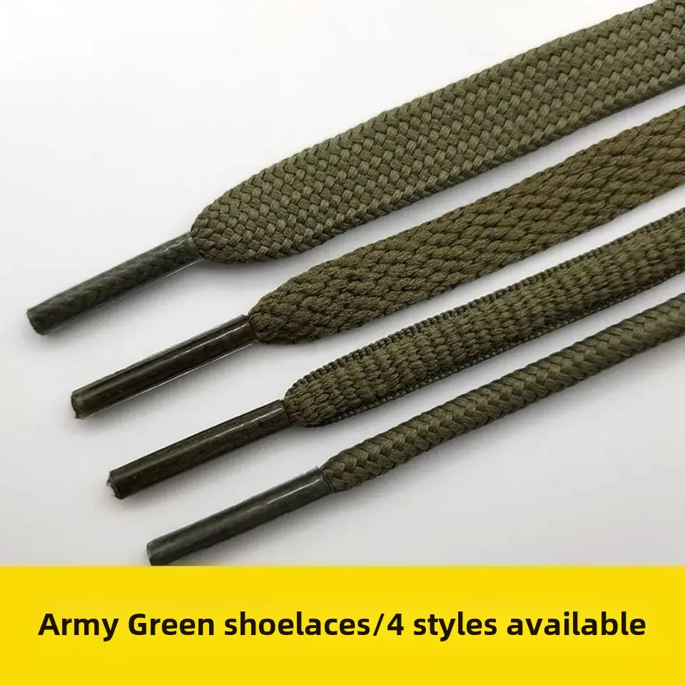 Army Green Shoelace Flat round Semicircle High-Low Top Sports Casual Borad Shoes Basketball Shoes Canvas Shoes Boots for Men and Women