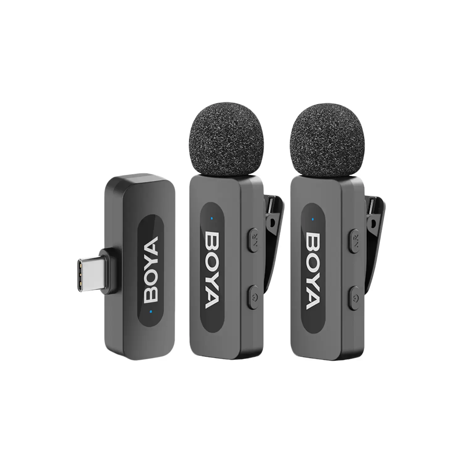 BOYA BY-V2 / V1 Phiên Bản Mới, Micro Lavalier Không Dây, Công Nghệ 2.4GHz, Nút Giảm Tiếng Ồn, Tương Thích Với Android, iPhone, iPad, PC, Máy Ảnh Và BY-V3, Đi Kèm Với Hộp Sạc, Lý Tưởng Cho Người Sáng Tạo Nội Dung, KOL Vlog, Phát Sóng Trực Tiếp