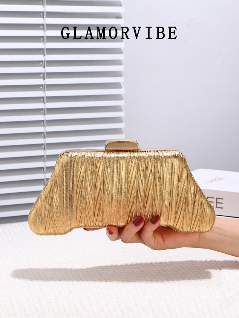 Product Introduction of Women's Elegant Glittering Evening Bag, Exquisite Trendy Clutch Bag, Fashionable Bag for Party Decoration 0