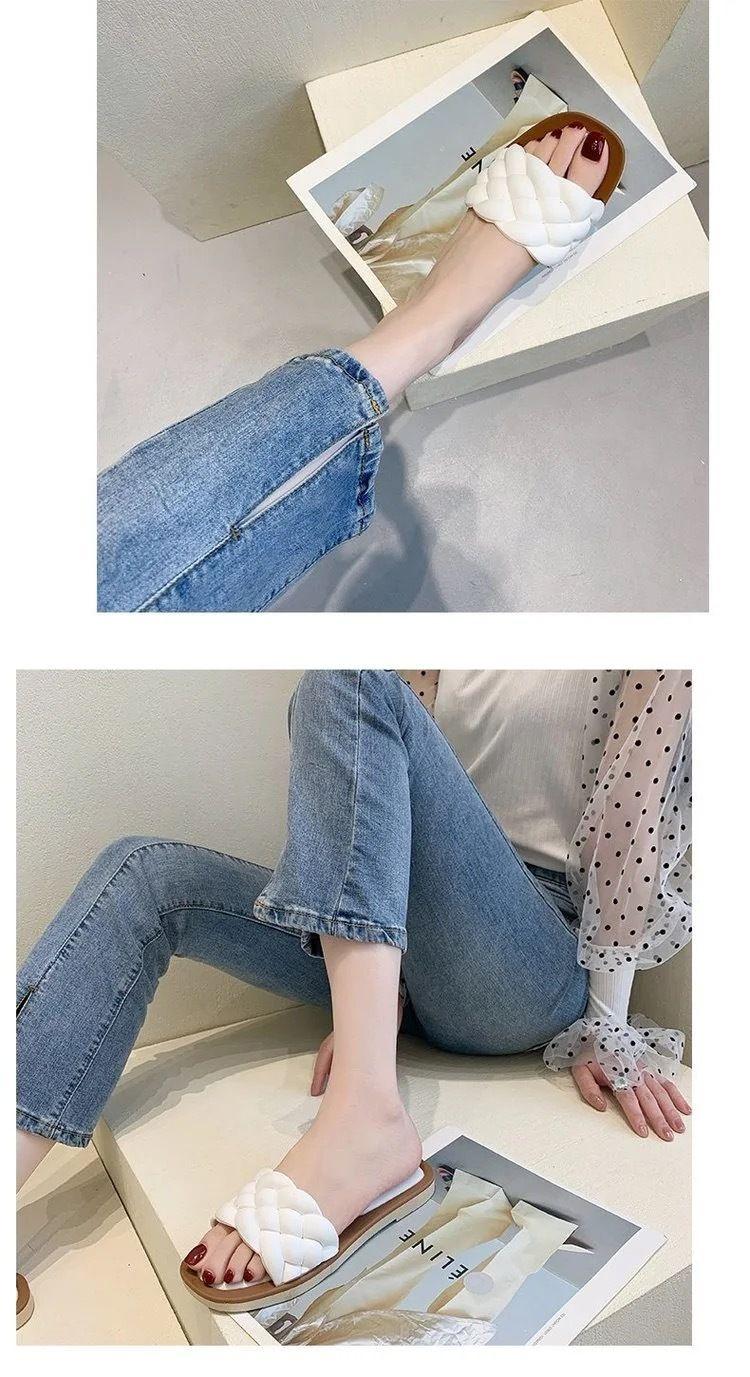Product Introduction of Dép Đế Dày Chống Trượt, Dành Cho Nữ, Dép Quai Bệt Một Quai, Dép Dễ Phối Đồ Đi Biển Và Ngoài Trời, Hàng Mới Về Mùa Hè 2024 DéP Shoes GiàY 9
