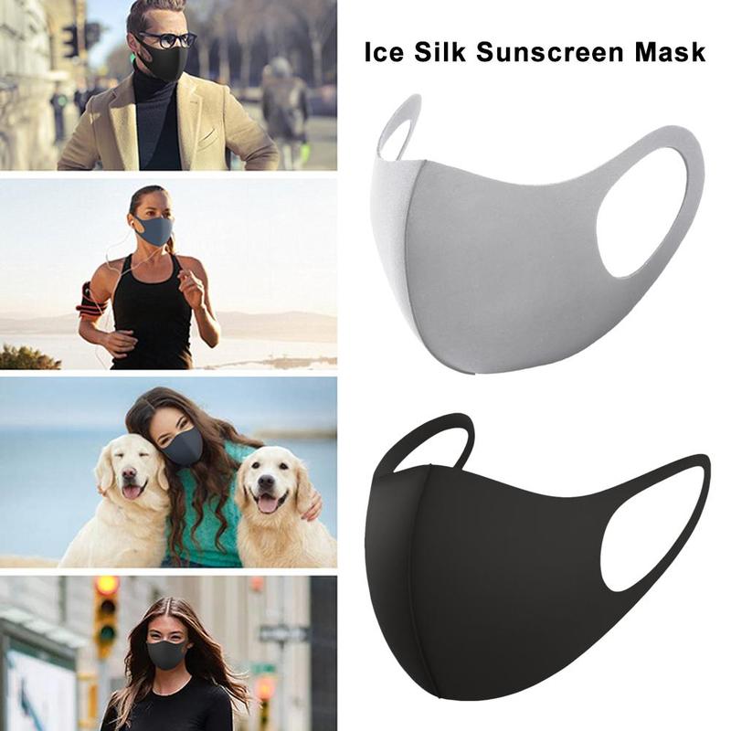 Product Introduction of 1/3/5pcs Unisex Lot Washable Reusable Earloop Masks Dust Cycling Mouth Face Mask Black Face Mascarillas Mouth Cover Facemask 22