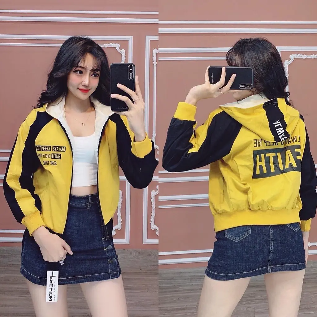 [TIK] Áo khoác dù chống nắng HTIA bao đẹp đẹp-A1083
