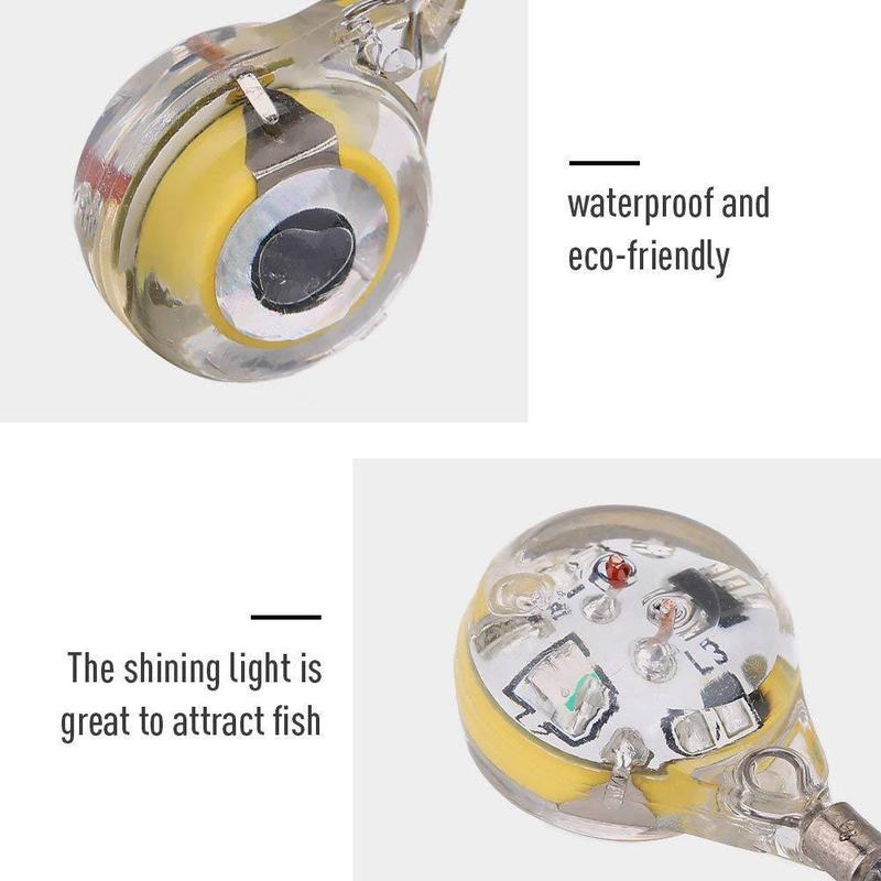 Product Introduction of LED Mini Fisheye Underwater Fishing Light, Night Fishing Underwater Battery Powered To Attract Light, Waterproof Fishing Light 5