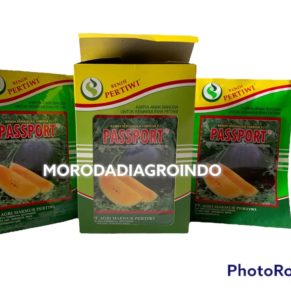 Benih semangka hibrida pasport F1 pertiwi type black orange (20 gram)