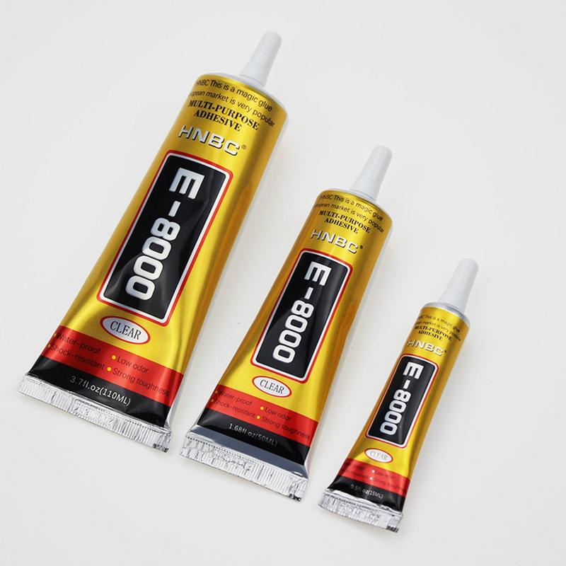 Keo E8000 Keo dán cườm đá gốm sứ thủy tinh da nhựa sợi kim loại dán điện thȯại dán màn hình