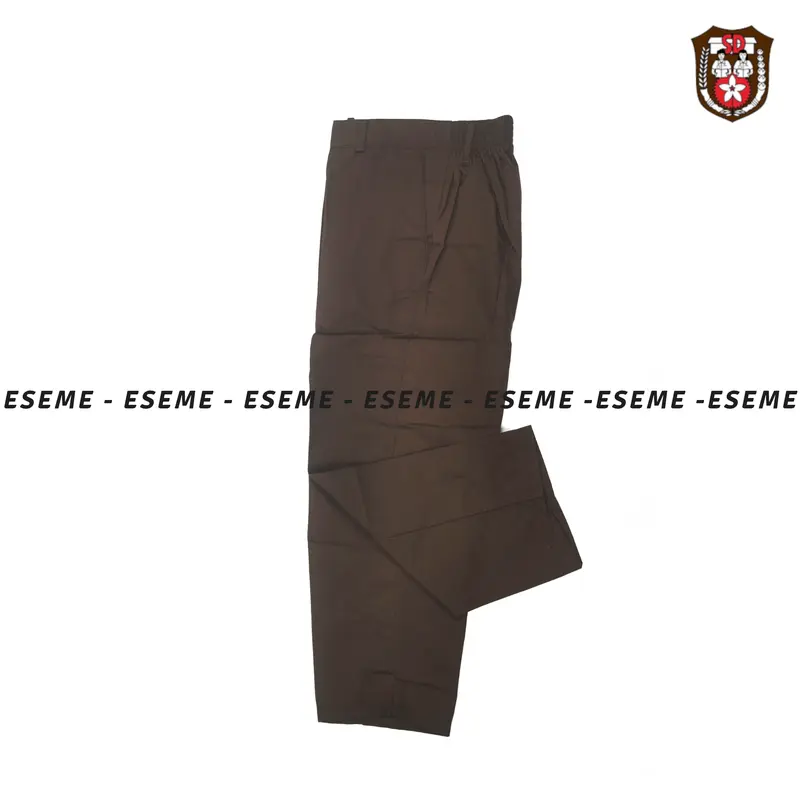 Celana SD Panjang Laki laki Seragam Sekolah SD Warna MERAH PUTIH HITAM COKLAT pinggang karet 4