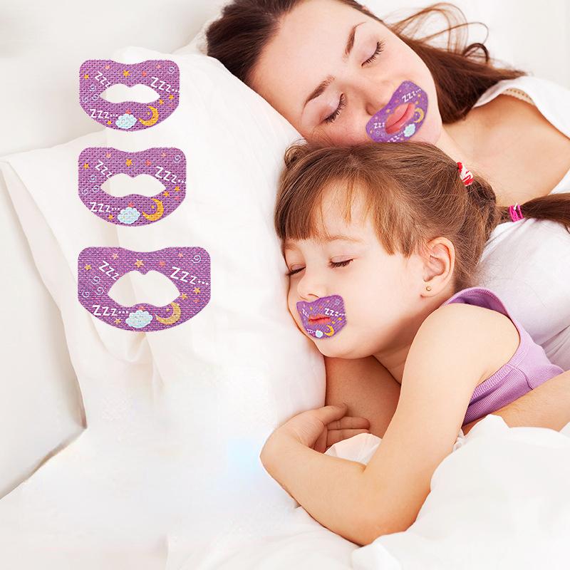 Product Introduction of 1Pcs Stickers Children Adult Night Sleep Lip Nose Breathing Patch Mouth Tape 1