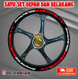 STIKER VELG SUPRA STICKER VELG HONDA SUPRA