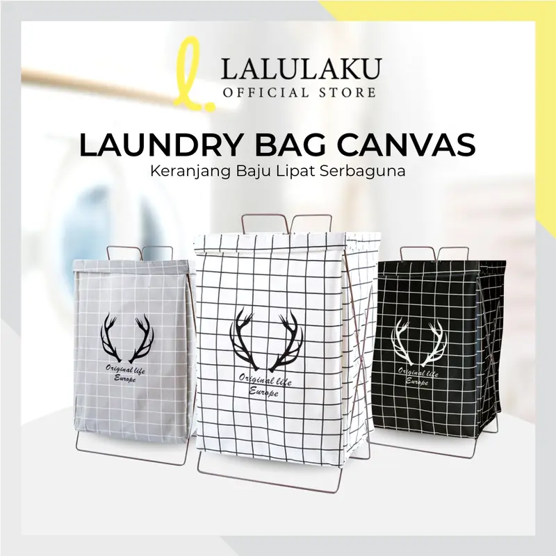Lalulaku Keranjang Baju 702 Laundry Basket Keranjang Cucian Baju Kotor 0