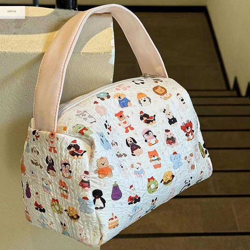 Pouch Lucu Style Korea / Tempat Penyimanan Makeup Cute Soft/travel Organizer Makeup Kosmetik Tempat Pensil Motif Dengan Tali Jinjing Pouch Lucu Style Korea / Tempat Penyimanan Makeup Cute Soft/travel Organizer Makeup Kosmetik Tempat Pensil Motif Dengan Tali Jinjing