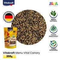 Gambar Vitakraft Menu 200gr Pakan Premium Kenari Import/Local Semua jenis Kenari - Canaries Bird Food pakan burung kenari 200gr dari Java Aviary Kota Administrasi Jakarta Selatan 3 Tokopedia