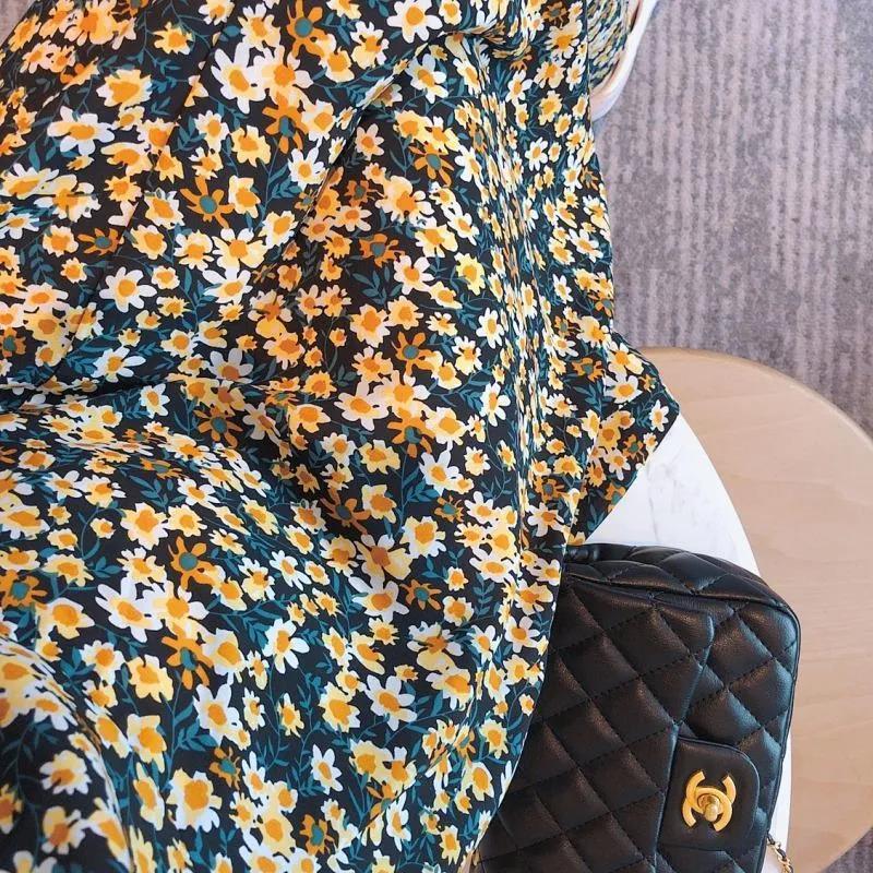 Fashion Casual Floral Women's Dress 2024 Summer New Temperament Waist-Controlled Loose plus Size Figure Flattering Women's Clothing Skirt Womenswear Elegance 5