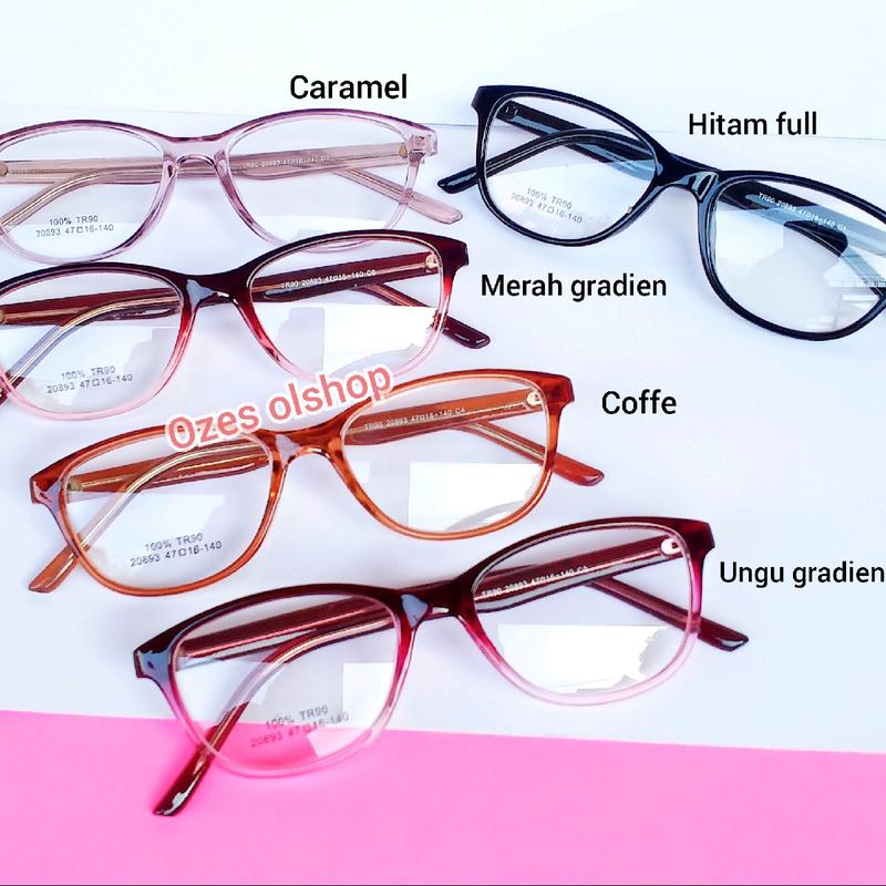 kacamata baca model wanita bisa custom lensa plus Perempuan Box 0