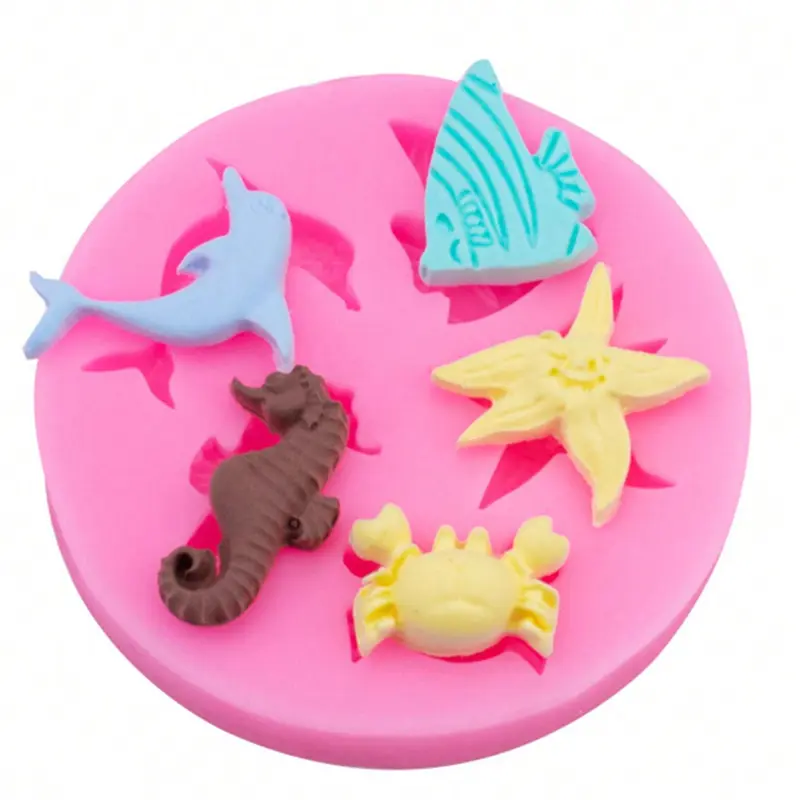 Silicone Mold, 1 Count Marine Life Shaped DIY Mold, Aromatherapy Soap Mold, Cake Mold, DIY Mold for Home Decoration 7