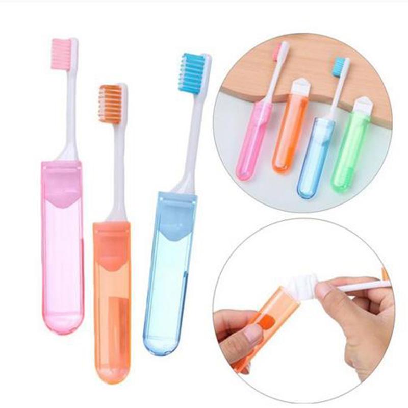 Product Introduction of 1Pcs Travel Portable Folding Toothbrush Super Soft Bristle Toothbrush Fold Travel Camping Hiking Outdoor Easy To Take Teethbrush 25