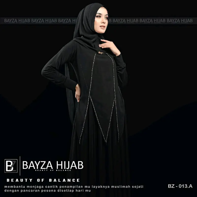 Jilbab Instan Hoodie Soft ped Antem Bz 013 by Bayza hijab Mewah hijab unic Simple 4