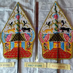 PBCF STORE Wayang Gunungan ukuran +-60cm bahan Kertas Duplex Tebal Dobel Cocok untuk Hiasan Pajangan & Mainan Latihan Dalang