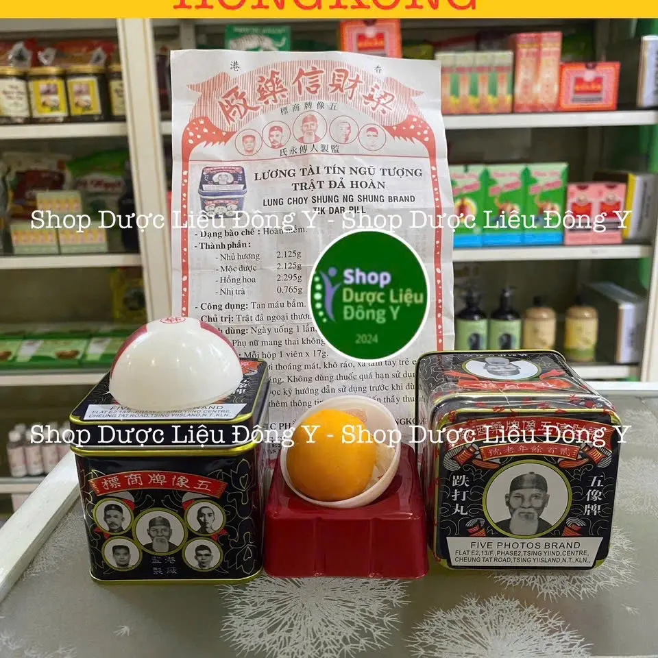 [Hàng Chuẩn, Loại 1] Trật Đả Hoàn Hongkong Hỗ Trợ Tan Huyết Ứ