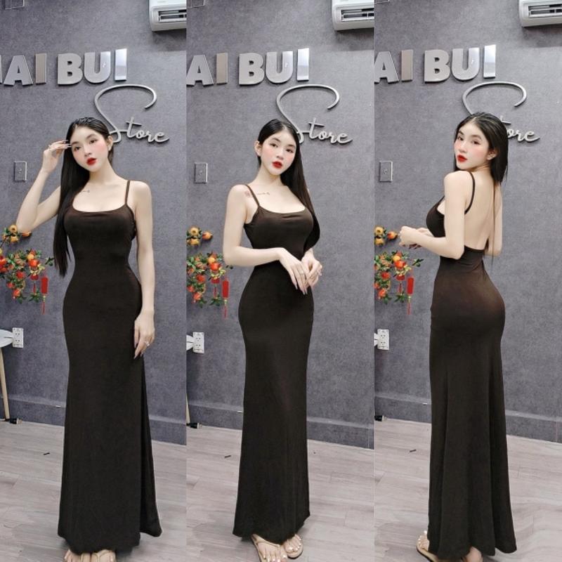 Product Introduction of D08 - ĐẦM 2S ĐUÔI CÁ THUN LỤA Nữ Dress 6