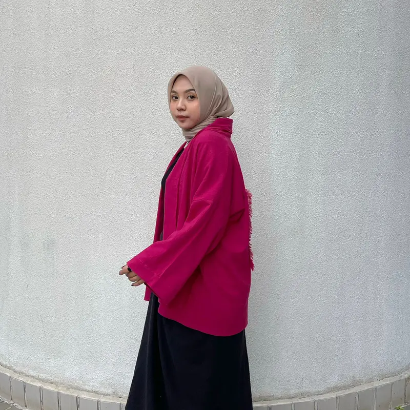 Amicoid Chloe Outer Allsize BIgsize blazer  wanita  oversize 2
