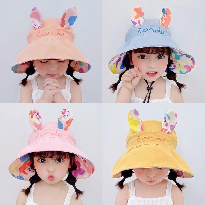 TOPI ANAK PEREMPUAN GAYA TOPI VISOR CANDY KELINCI KOREAN STYLE LUCU ...