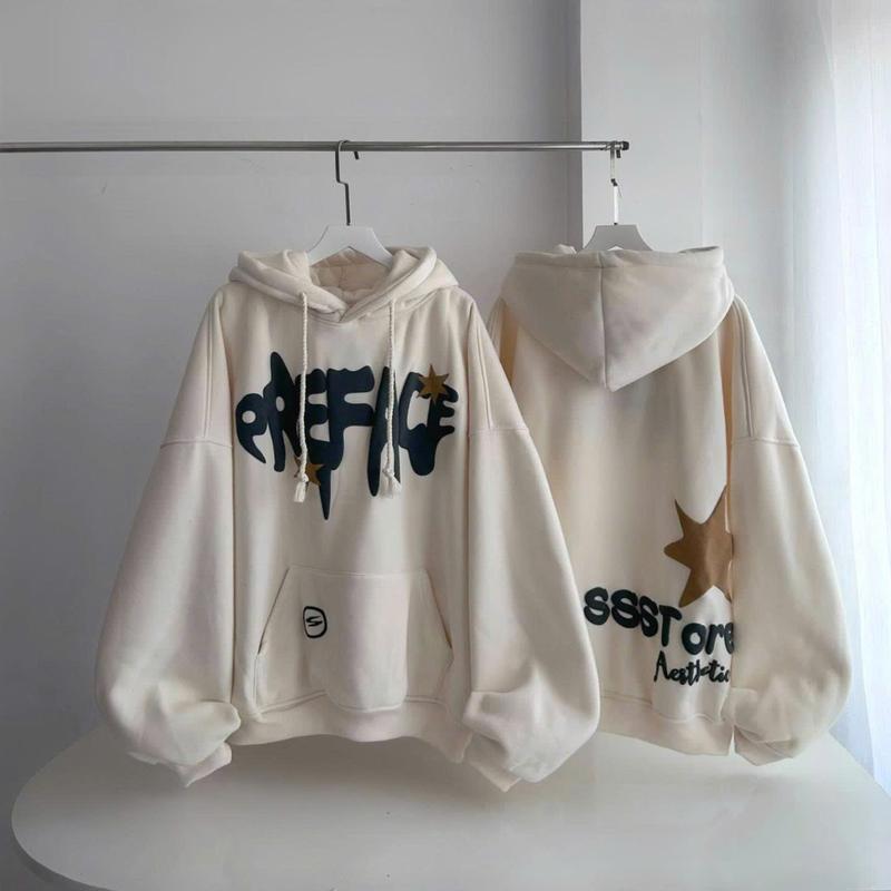 Product Introduction of Áo Khoác Nỉ In Chữ Nổi Jacket Top Nam Nữ Chống Nắng Giữ Ấm Khi Gió Lạnh Về - Women 10