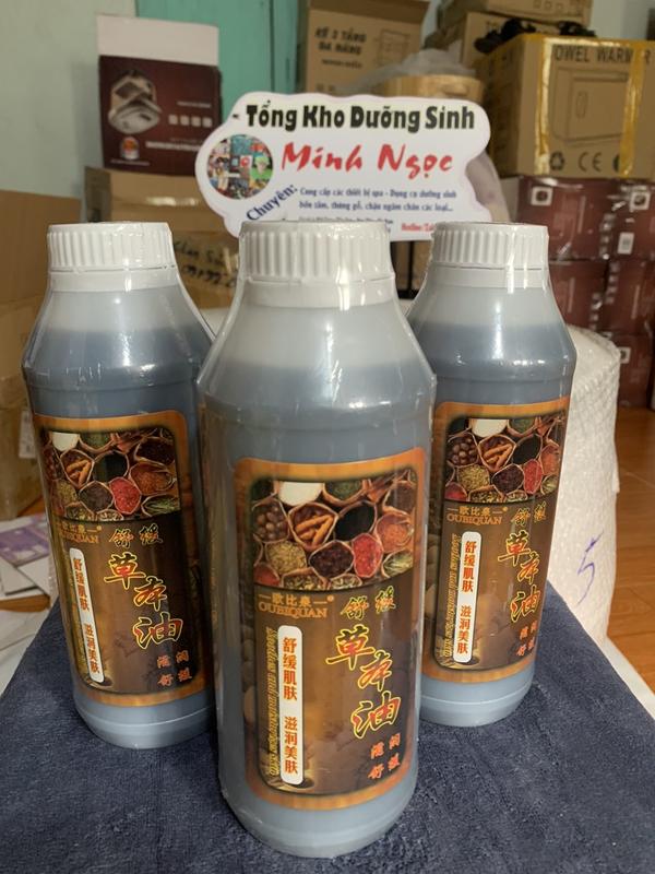 Tinh dầu thuốc bắc dùng massage body - trị liệu. Dung tích 1000ml 0