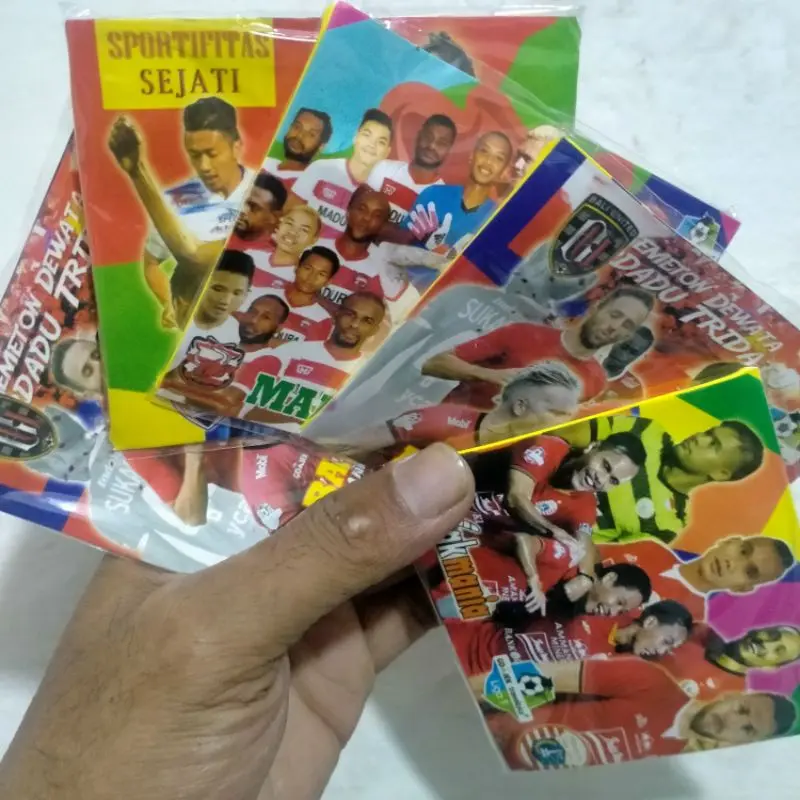 5 PCS MAINAN BOLA GEBRAK BALL KERTAS GAMBAR TEAM BOLA EDUKASI GROSIR 4