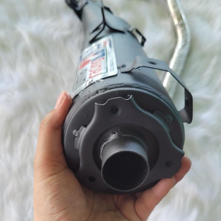  Ống xả xe máy pô uma ex 135 2010  cổ dài cắt bớt rồi gắn  Phụ Tùng 