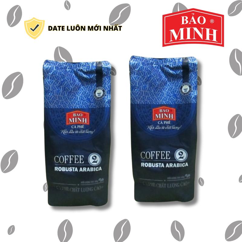 Combo 2 bịch số 2 Cà phê Bảo Minh Số 2- Cà phê rang nguyên chất Cafe Coffee