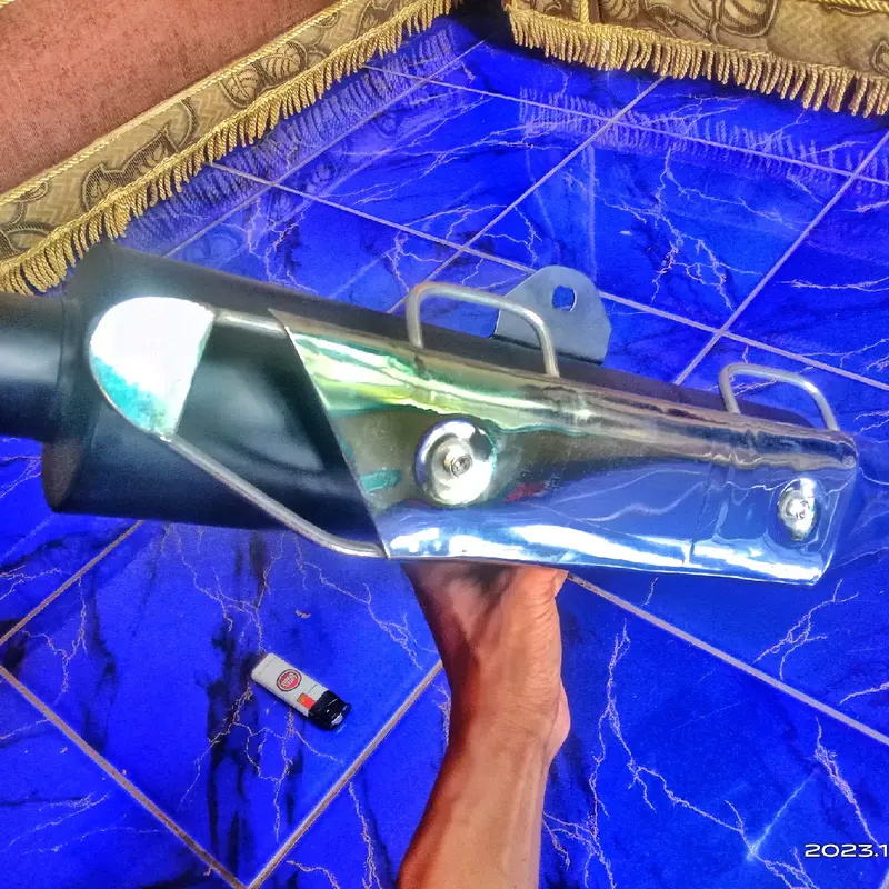 Slincer Knalpot SCORPIO Bobokan Standar Racing Adem Ngebas Anti Tilang Motorcycle knalpot gl ulem ngebas Silincer Tameng Silincer Tameng 7