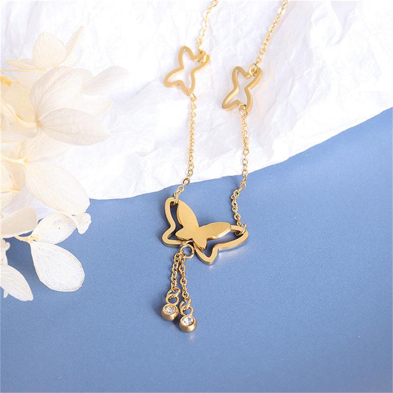 Product Introduction of Fashion Butterfly And  Pendant Anklets Women Yoga Beach Anklet 13