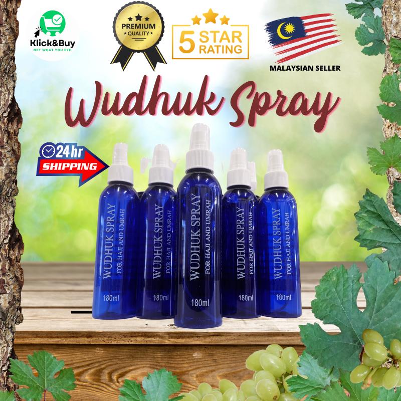 Product Introduction of Ready StockBotol Spray 180ML Wudhuk Travel Haji Umrah Biru Transparent (Saiz180ML) Plastic 26