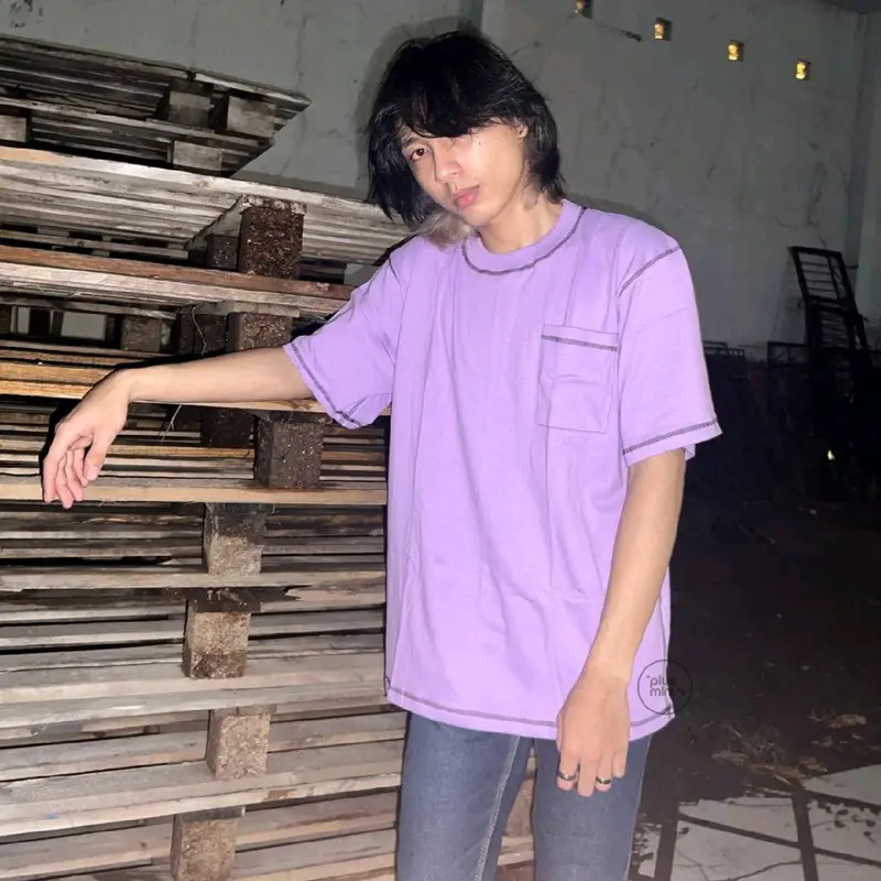 KAOS POLOS JAHITAN LUAR PREMIUM COTTON COMBED 24S 2