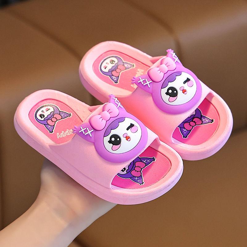 Dép Trẻ Em Mùa Hè, Hàng Mới Về, Dành Cho Bé Gái, Đế Mềm Hoạt Hình, Thiết Kế Dễ Thương, Chống Trượt, Thích Hợp Cho Phòng Tắm Công Chúa Và Trong Nhà, [3713] Phản Hồi Tích Cực 5