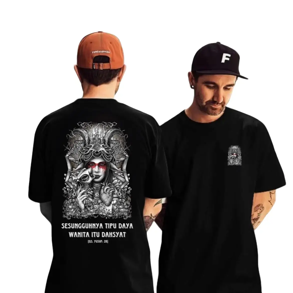 Kaos Tipu Daya Wanit4 Combed 24s Katun Distro Pria Nyaman Keren  Panjang Standar