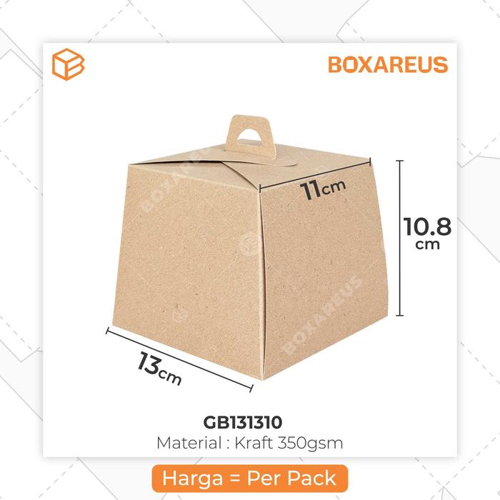 Gambar Gift Box Kotak Kado Souvenir Packaging Kue Cake Roti Toples | GB131310 Kertas Brown dari Box Are Us Kota Bandung Tokopedia