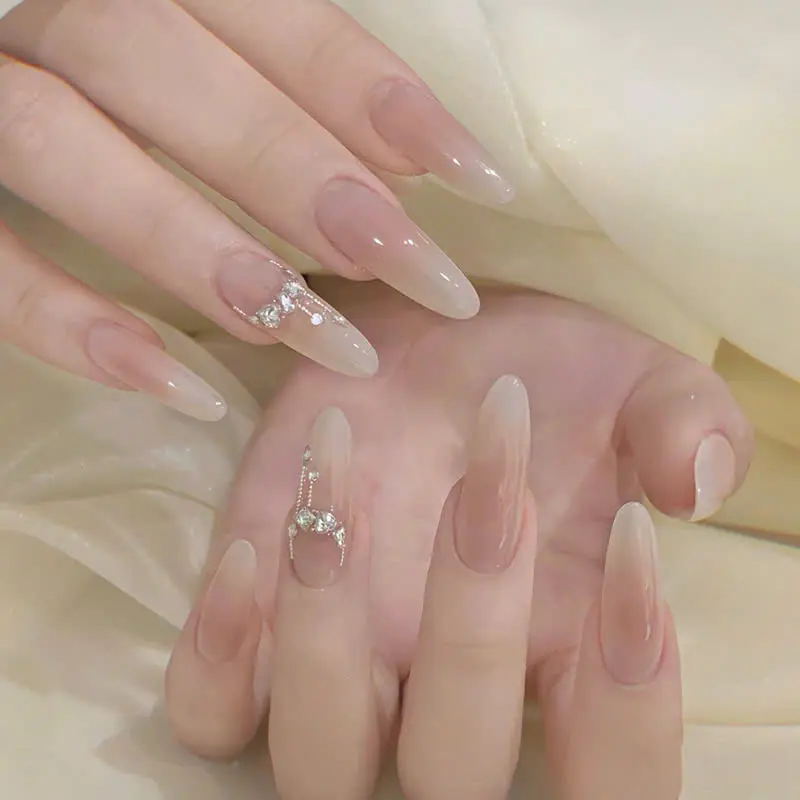 MÃ Đ05  NAIL__XINH NAILBOX MÀU THẠCH nail giả Đ05 Nữ Làm Nail 4