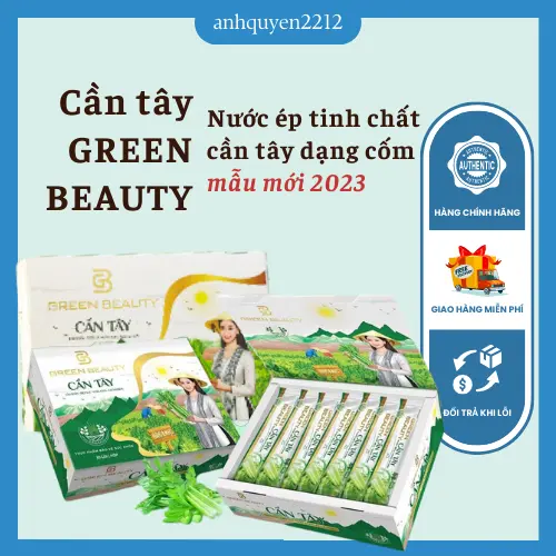 Cốm cần tây dạng mẫu mới 36 gói Hữu cơ Tự nhiên dạng Gói