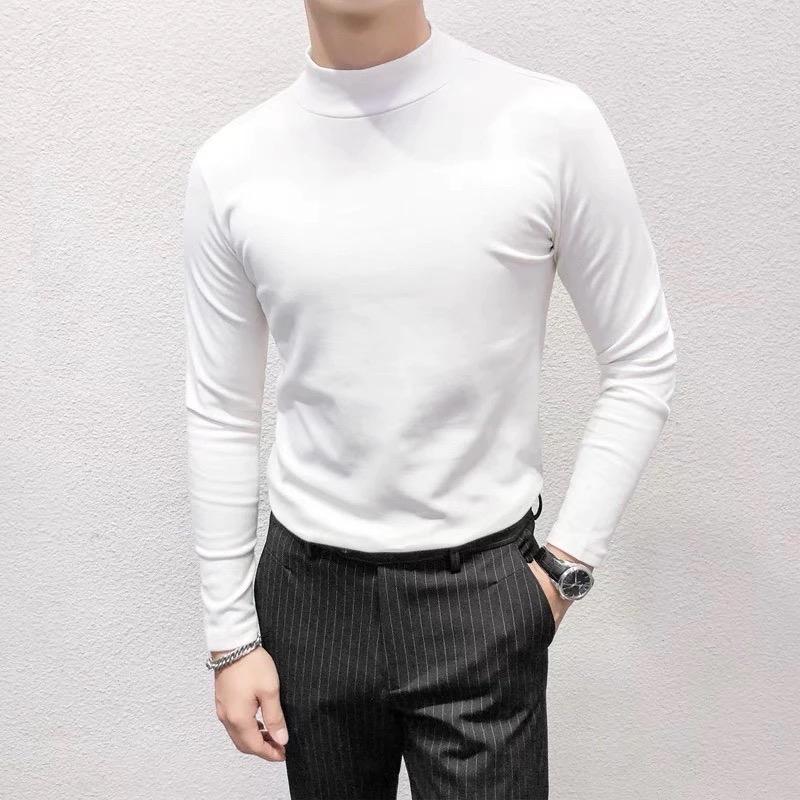 COMBO 2,3 4 Áo Giữ Nhiệt Nam Nữ lót nỉ bông giữ ấm giữ nhiệt cổ cao 3 phân co giãn thoải mái Menswear